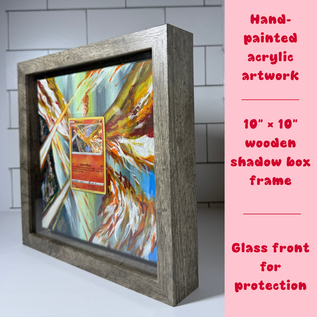 Pokémon Card Canvas – Custom Hand-Painted Frame