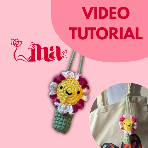 Bloom Lip Balm Holder Crochet Pattern | Patrón Floral Cute (PDF)